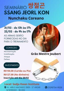 SEMIN�RIO DE SSANG JEORL KON
            쌍절곤
